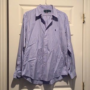 Striped Polo button-down